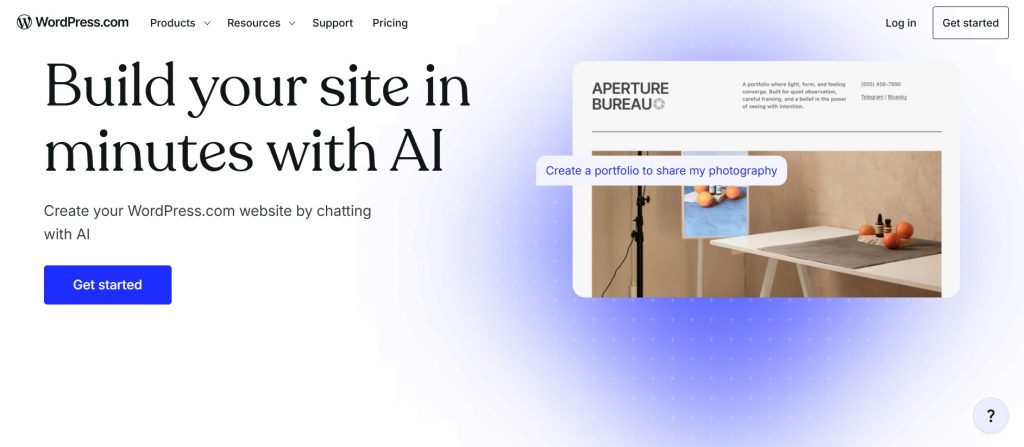 WordPress.com AI Website Builder؛ مناسب وبلاگ‌ها و سایت‌های محتوایی